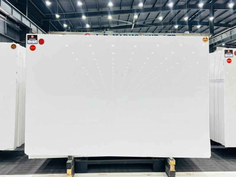 Supreme white marble slab